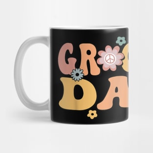 Groovy Dad Retro Father Matching Family 1st Birthday Party Mug